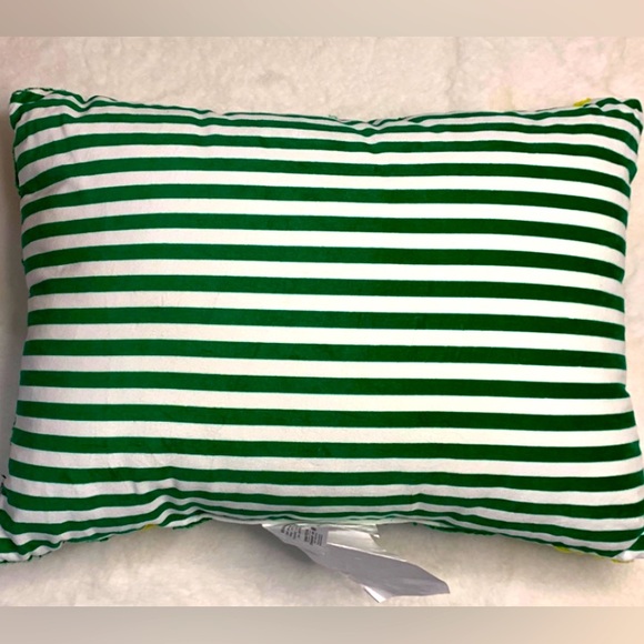 New Tabitha Brown Avocado Stripes Double-Sided Decor Pillow - Picture 4 of 6